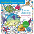 Zendoodle Colorscapes: Ocean Serenity: Aquatic Tranquility to Color and Display - Paperback