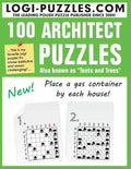 100 Architect Puzzles: Tents and Trees - Paperback