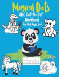 Magical Dots ABC Dot-to-Dot For Kids Ages 3-7: Fun Dot To Dot Book Filled With Cute Animals, Alphabet Handwriting Practice Preschool to Kindergarten W - Paperback