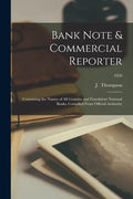 Bank Note & Commercial Reporter; 1850 - Paperback