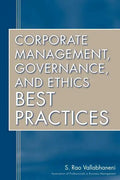 Corporate Management, Governance, and Ethics Best Practices - Hardcover