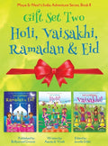 GIFT SET TWO (Holi, Ramadan & Eid, Vaisakhi): Maya & Neel's India Adventure Series (Festival of Colors, Multicultural, Non-Religious, Culture, Bhangra - Hardcover