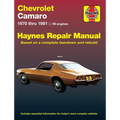 Chevrolet Camero V8 Repair Manual: 1970 Thru 1981 - Paperback