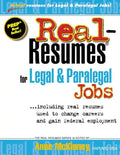 Real-Resumes for Legal & Paralegal Jobs - Paperback