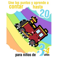 Une los puntos y aprende a contar hasta 20 - para nis de 3 - 4 as: Libro de actividades preescolares para aprender los n伹eros del 1 al 20 - Paperback