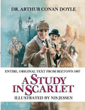 A Study in Scarlet: Illustrated by Nis Jessen - Paperback