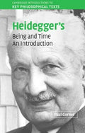 Heidegger Being and Time - Paperback