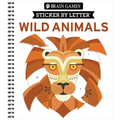 Brain Games - Sticker by Letter: Wild Animals - Spiral