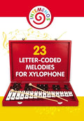23 Letter-Coded Melodies for Xylophone: 23 Letter-Coded Xylophone Sheet Music for Beginner - Paperback