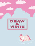 Story Writing Paper for Kids: Primary Drawing & Writing Paper Kindergarten Kids K-2 - Sleeping Unicorn - Paperback