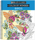Brain Games - Color by Number: Birds - Spiral