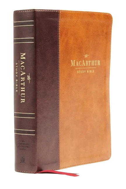 Nasb, MacArthur Study Bible, 2nd Edition, Leathersoft, Brown, Comfort Print: Unleashing God's Truth One Verse at a Time - Imitation Leather