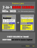 Preston Lee's 2-in-1 Book Series! Beginner English & Conversation English Lesson 1 - 60 For Vietnamese Speakers - Paperback