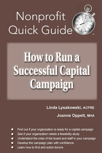 How to Run a Successful Capital Campaign - Paperback