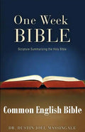 One Week Bible CEB: Scripture Summarizing the Holy Bible (TM) - Paperback