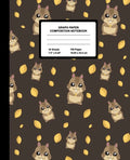 Graph Paper Composition Notebook: Quad Ruled 4 Squares Per Inch Sheets, Math and Science Grid Note Book for Elementary Students, Cute Kawaii Chipmunk - Paperback