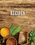 Low Vision Recipe Book Large Print With Bold Lines: Personal Cookbook With High Contrast Black Print on White Paper for Visually Impaired - Paperback