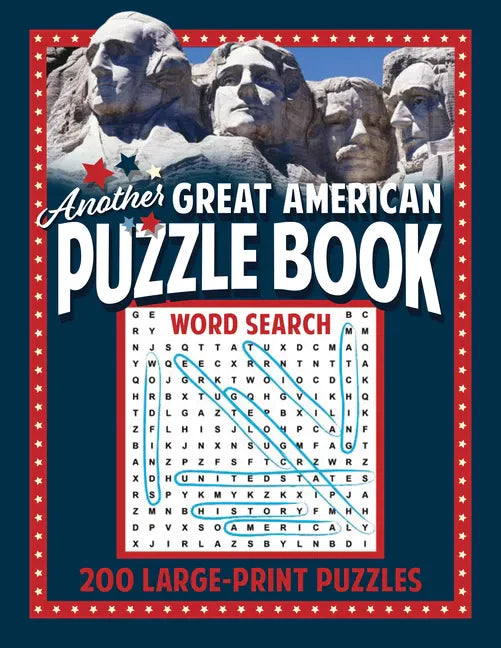 Another Great American Puzzle Book: 200 Large Print Puzzles - Paperback