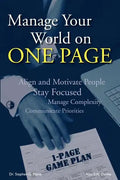 Manage Your World on ONE PAGE - Paperback