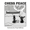Chess Peace: Cartoons by Tony Sullivan - Paperback