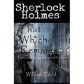 That Which Remains...: Sherlock Holmes Previously Unreleased Cases - Paperback