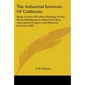 The Industrial Interests Of California: Being A Series Of Letters Relating To Our Home Manufactures, Industrial Labor, Agricultural Progress, And Mate - Paperback