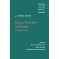 Giordano Bruno: Cause, Principle and Unity: And Essays on Magic - Paperback