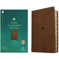 NLT Student Life Application Study Bible, Filament Enabled (Leatherlike, Rustic Brown, Indexed, Red Letter) - Imitation Leather