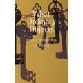 What Ordinary Objects - Paperback