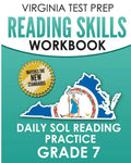 VIRGINIA TEST PREP Reading Skills Workbook Daily SOL Reading Practice Grade 7: Preparation for the SOL Reading Tests - Paperback