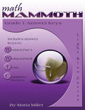 Math Mammoth Grade 1 Answer Keys - Paperback