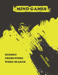 mind games for prisoners: the Big brain teaser activity book ( sudoku - word search - crossword ) for elderly in large format over 250 pages - Paperback