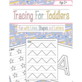 Tracing For Toddlers: Beginner to Tracing Lines, Shape & ABC Letters (Fun with lines, Shapes and Letters) - Paperback