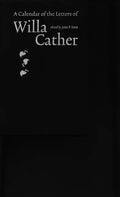 A Calendar of the Letters of Willa Cather - Hardcover