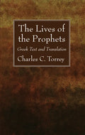 The Lives of the Prophets: Greek Text and Translation - Hardcover