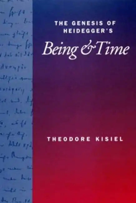 The Genesis of Heidegger's Being and Time - Paperback