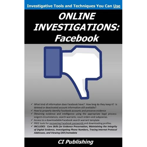 Online Investigations: Facebook - Paperback