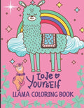 Llama Coloring Book: For Girls Ages 7-12 (Animal Coloring Books) - Paperback