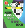 1000 + Kakuro puzzles 6x6 - 7x7 - 8x8 - 9x9 - Paperback