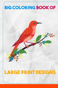 Big Coloring Book of Large Print Designs: (Premium Adult Coloring Books) (Volume 30) - Paperback