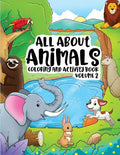 All About Animals Coloring Books for Kids & Toddlers Children Children Activity Books for Kids Ages 2-4, 4-8, Boys, Girls Fun Early Learning, Relaxati - Paperback