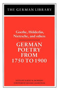 German Poetry from 1750 to 1900 - Paperback