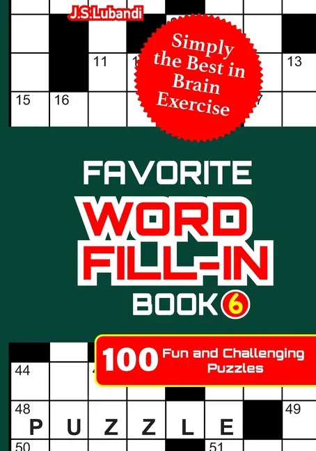 FAVORITE WORD FILL-IN Book 6 - Paperback