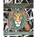 100 Coloring Designs: Adult Coloring Book To Relieve Stress & Anxiety: MINDFUL COLORING: ANXIETY & STRESS RELIEVING DESIGNS, ANIMALS, FLOWER - Paperback