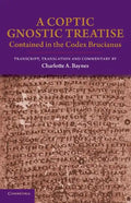 A Coptic Gnostic Treatise: Contained in the Codex Brucianus - Paperback