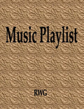 Music Playlist: 150 Pages 8.5" X 11" - Paperback