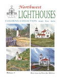 Northwest Lighthouse Coloring Collection - Paperback