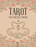 Tarot Coloring Book: Magic Witch Cards Shadows Coloring Book - Paperback