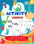 Activity Workbook Age 5-7: Activity Book Game for Kids Math Puzzles, Picture Puzzles, Mazes, Sudoku, Coloring and More - Paperback