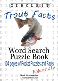 Circle It, Trout Facts, Pocket Size, Word Search, Puzzle Book - Paperback